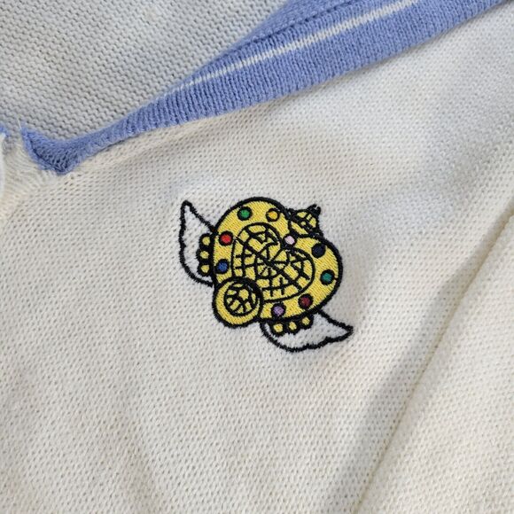 Sailor Moon Hot Topic Cardigan XL School Uniform Moon Sceptor Brooch Sweater - Picture 3 of 11